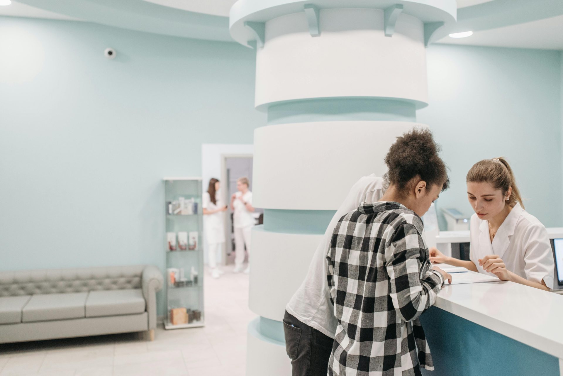 Healthcare Reception at pulse point practice
