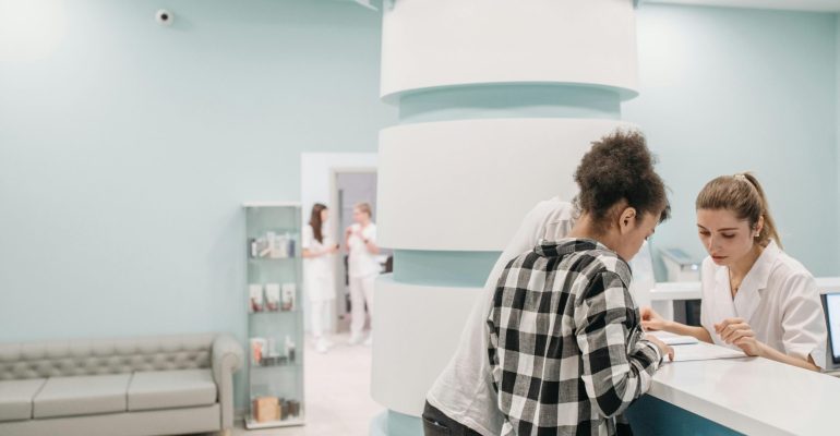 Healthcare Reception at pulse point practice
